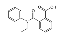 N-ethyl-N-phenyl-phthalamic acid Structure