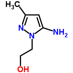 2-(5-AMINO-3-METHYL-PYRAZOL-1-YL)-ETHANOL structure