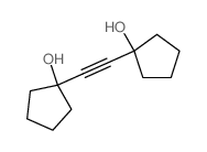 Cyclopentanol,1,1'-(1,2-ethynediyl)bis-结构式