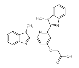 2-((2,6-BIS(1-METHYL-1H-BENZO[D]IMIDAZOL-2-YL)PYRIDIN-4-YL)OXY)ACETIC ACID picture