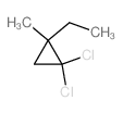 Cyclopropane,1,1-dichloro-2-ethyl-2-methyl- Structure