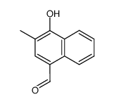 1-Hydroxy-2-methyl-4-naphthaldehyd结构式