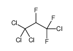 1,1,1,3-tetrachloro-2,3,3-trifluoropropane结构式