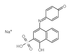 4-(4-hydroxyphenyl)imino-1-oxo-naphthalene-2-sulfonic acid picture