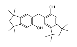 6,6'-methylenebis[1,1,3,3-tetramethylindan-5-ol] structure