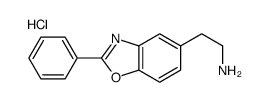 2-(2-phenyl-1,3-benzoxazol-5-yl)ethylazanium,chloride结构式