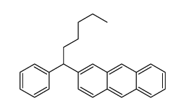 2-(1-phenylhexyl)anthracene结构式