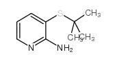 3-叔丁硫基-2-氨基吡啶结构式