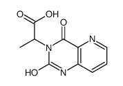 1,4-二氢--alpha--甲基-2,4-二氧代吡啶并[3,2-d]嘧啶-3(2H)-乙酸结构式
