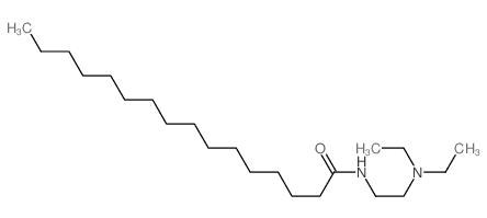 Hexadecanamide,N-[2-(diethylamino)ethyl]-结构式