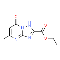 (1,2,4)Triazolo(1,5-a)pyrimidine-2-carboxylic acid, 7-hydroxy-5-methyl-, ethyl ester结构式