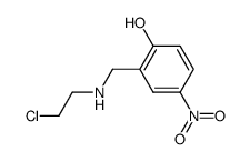 2-(2-Chlorethylaminomethyl)-4-nitrophenol结构式