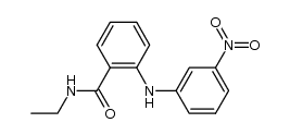 2-(m-nitroanilino)-N-ethylbenzamide结构式