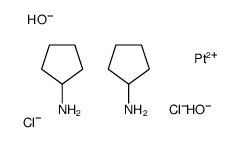 cyclopentanamine,platinum(2+),dichloride,dihydroxide Structure