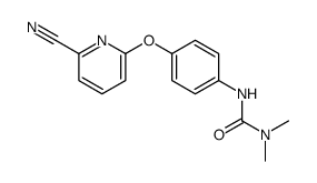 3-[4-(6-cyanopyridin-2-yl)oxyphenyl]-1,1-dimethylurea Structure