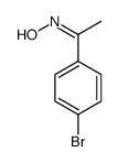 Ethanone, 1-(4-bromophenyl)-, oxime Structure