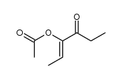 4-oxohex-2-en-3-yl acetate结构式