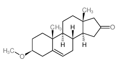 Androst-5-en-16-one, 3.beta.-methoxy-结构式