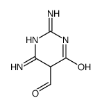 2,4-diamino-6-oxo-5H-pyrimidine-5-carbaldehyde结构式