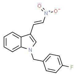 1H-Indole,1-[(4-fluorophenyl)methyl]-3-(2-nitroethenyl)-(9CI) Structure