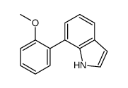 7-(2-methoxyphenyl)-1H-indole Structure