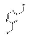 Pyrimidine, 4,6-bis(bromomethyl)- (9CI) structure