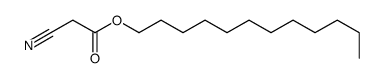 dodecyl 2-cyanoacetate结构式
