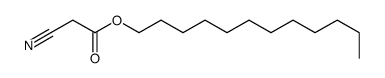 dodecyl 2-cyanoacetate Structure