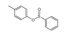 (4-methylphenyl) benzenesulfinate Structure