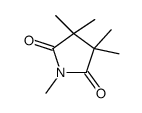 1,3,3,4,4-pentamethylpyrrolidine-2,5-dione结构式