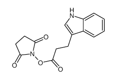 1-{[3-(1H-Indol-3-yl)propanoyl]oxy}-2,5-pyrrolidinedione Structure