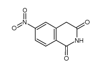 6-nitroisoquinoline-1,3(2H,4H)-dione结构式