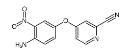 1,2-Benzenedicarbonitrile, 4-(4-amino-3-nitrophenoxy)- structure