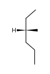 S-(+)-3-Methylhexan结构式
