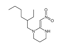 1-(2-ethylhexyl)-2-(nitromethylidene)-1,3-diazinane结构式