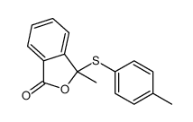 3-methyl-3-(4-methylphenyl)sulfanyl-2-benzofuran-1-one Structure