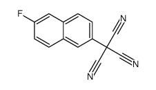 (6-fluoronaphthalen-2-yl)methanetricarbonitrile结构式