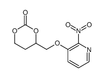 4-[(2-nitropyridin-3-yl)oxymethyl]-1,3-dioxan-2-one结构式