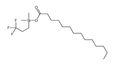 [dimethyl(3,3,3-trifluoropropyl)silyl] tetradecanoate Structure