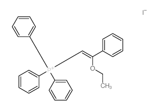 [(Z)-2-ethoxy-2-phenyl-ethenyl]-triphenyl-phosphanium结构式