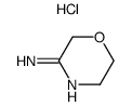 morpholin-3-ylideneamine hydrochloride Structure