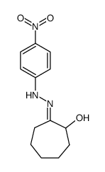 2-hydroxy-cycloheptanone-(4-nitro-phenylhydrazone)结构式