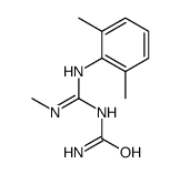 [N-(2,6-dimethylphenyl)-N'-methylcarbamimidoyl]urea Structure