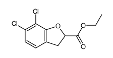 ethyl 6,7-dichloro-2,3-dihydro-1-benzofuran-2-carboxylate Structure