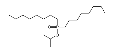 1-[octyl(propan-2-yloxy)phosphoryl]octane Structure