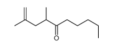 2,4-dimethyldec-1-en-5-one Structure
