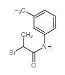 2-溴-N-(3-甲基苯基)丙酰胺结构式