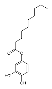 (3,4-dihydroxyphenyl) decanoate Structure