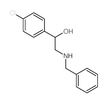 Benzenemethanol,4-chloro-a-[[(phenylmethyl)amino]methyl]-结构式