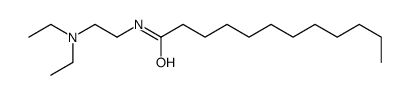 N-(2-diethylaminoethyl)dodecanamide结构式